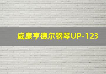 威廉亨德尔钢琴UP-123