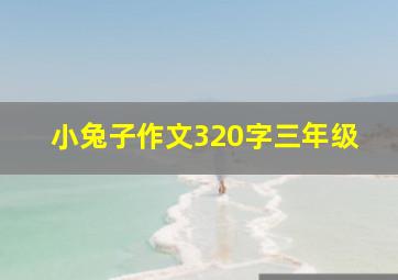 小兔子作文320字三年级