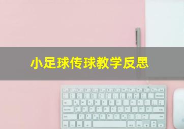 小足球传球教学反思