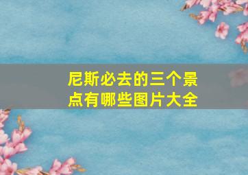 尼斯必去的三个景点有哪些图片大全