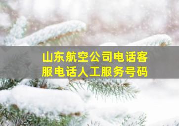 山东航空公司电话客服电话人工服务号码