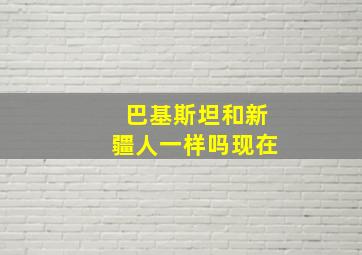 巴基斯坦和新疆人一样吗现在