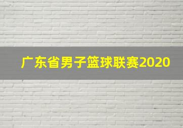 广东省男子篮球联赛2020