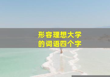 形容理想大学的词语四个字