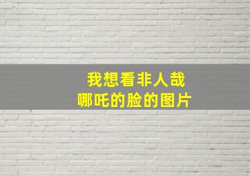 我想看非人哉哪吒的脸的图片