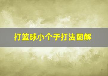 打篮球小个子打法图解