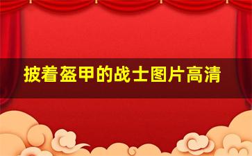 披着盔甲的战士图片高清