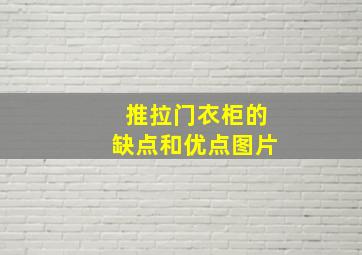 推拉门衣柜的缺点和优点图片