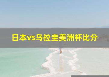 日本vs乌拉圭美洲杯比分