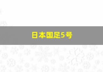 日本国足5号