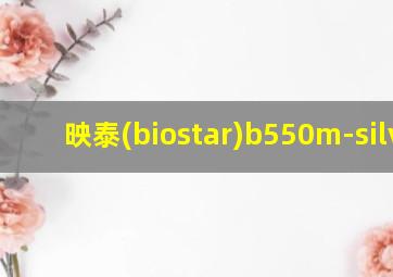 映泰(biostar)b550m-silver