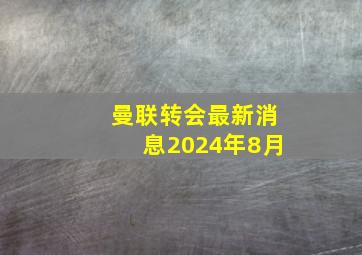 曼联转会最新消息2024年8月