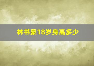 林书豪18岁身高多少