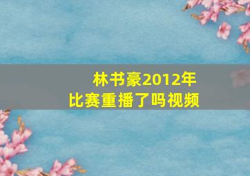 林书豪2012年比赛重播了吗视频