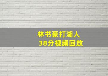 林书豪打湖人38分视频回放