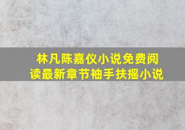 林凡陈嘉仪小说免费阅读最新章节袖手扶摇小说