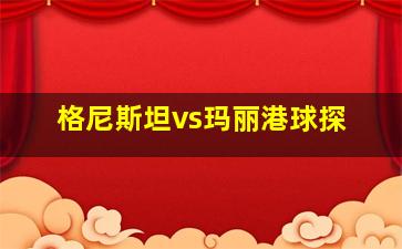 格尼斯坦vs玛丽港球探