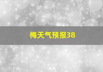 梅天气预报38