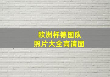 欧洲杯德国队照片大全高清图