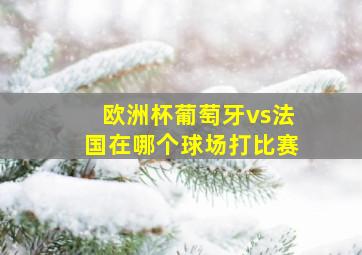 欧洲杯葡萄牙vs法国在哪个球场打比赛