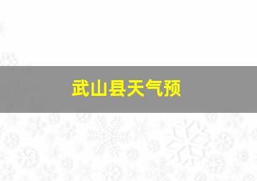 武山县天气预