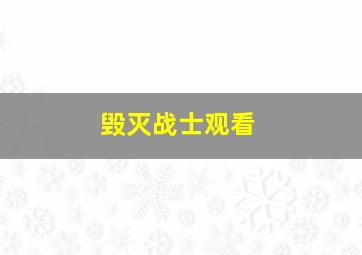 毁灭战士观看