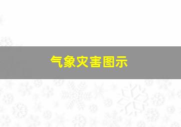 气象灾害图示