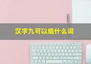 汉字九可以组什么词