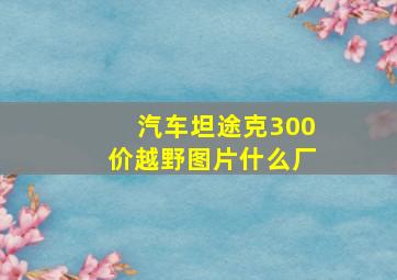 汽车坦途克300价越野图片什么厂