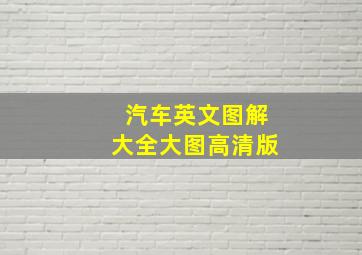 汽车英文图解大全大图高清版