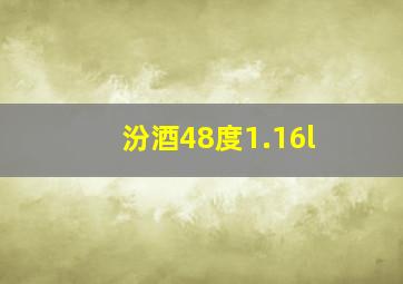 汾酒48度1.16l