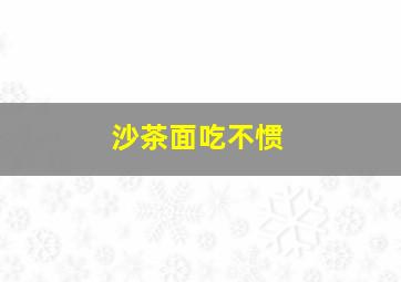 沙茶面吃不惯