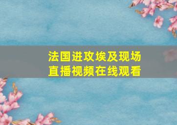 法国进攻埃及现场直播视频在线观看