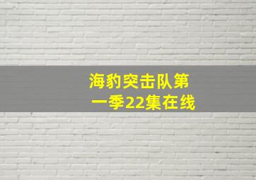 海豹突击队第一季22集在线