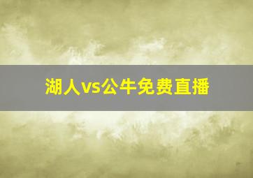 湖人vs公牛免费直播