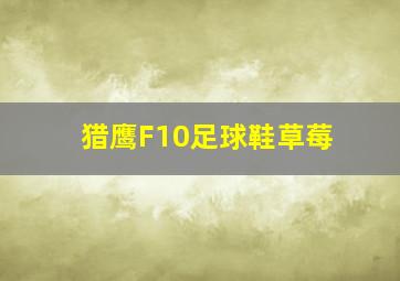 猎鹰F10足球鞋草莓