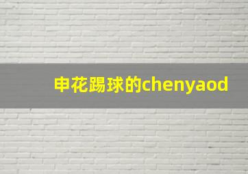 申花踢球的chenyaod