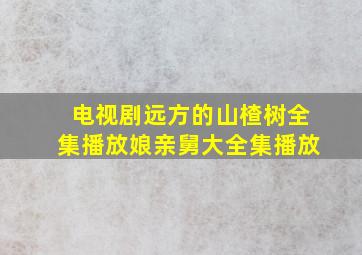 电视剧远方的山楂树全集播放娘亲舅大全集播放