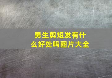 男生剪短发有什么好处吗图片大全