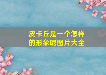 皮卡丘是一个怎样的形象呢图片大全