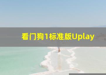 看门狗1标准版Uplay