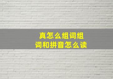 真怎么组词组词和拼音怎么读