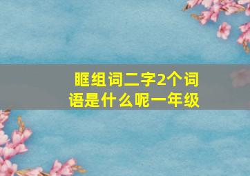 眶组词二字2个词语是什么呢一年级