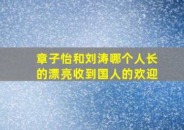 章子怡和刘涛哪个人长的漂亮收到国人的欢迎