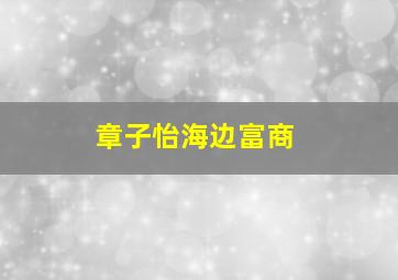 章子怡海边富商