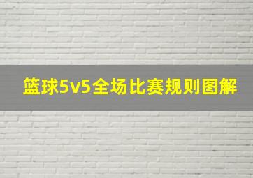 篮球5v5全场比赛规则图解