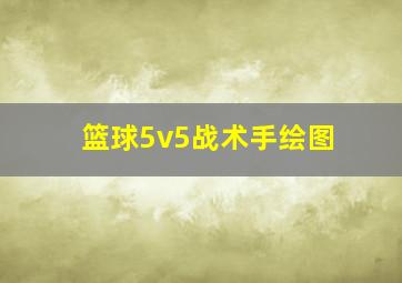 篮球5v5战术手绘图