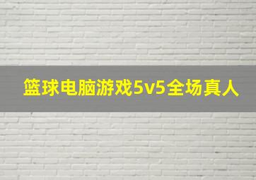 篮球电脑游戏5v5全场真人