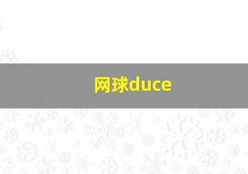 网球duce