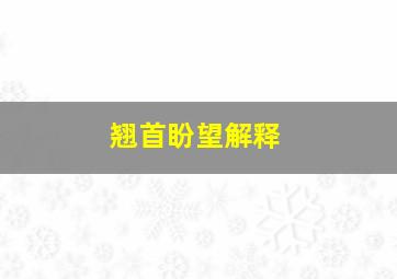 翘首盼望解释